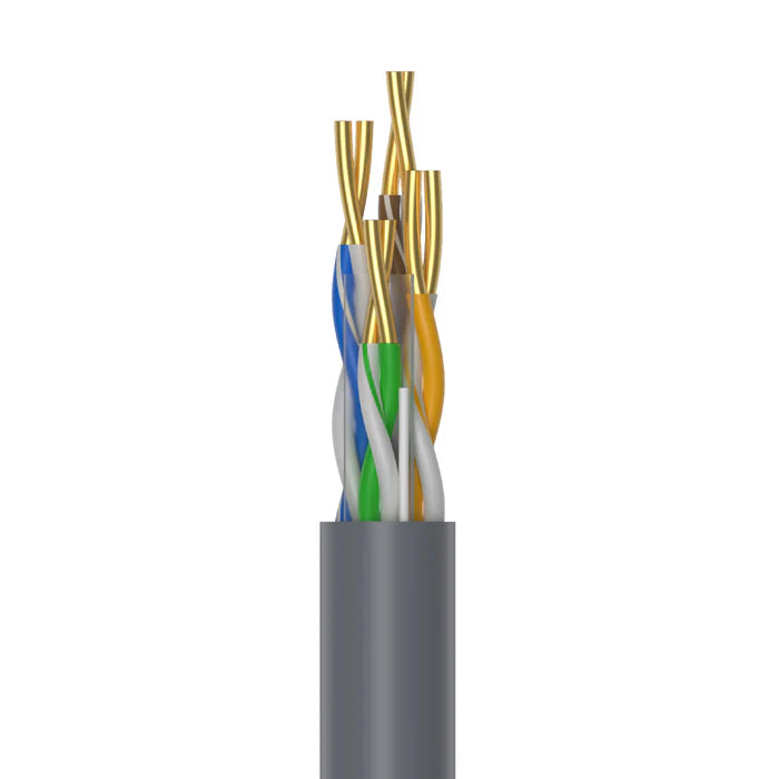 UNITEK Y-C876AGY CAT6 UTP Ethernet Cable 305m Roll 23AWG Bare Copper 1Gbps 250MHz Fluke Certified