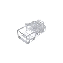 UNITEK Y-OT19TP CAT6 RJ45 Connectors 100-Pack 8P8C Gold-Plated 3-Prong Pass-Through for Solid Wire