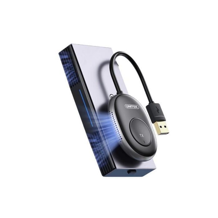UNITEK V158B USB-A to HDMI VGA Wireless Screen Projector 1080P@60Hz 50M Plug and Play