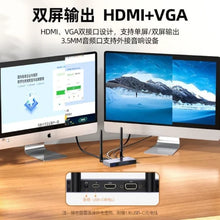 UNITEK V158B USB-A to HDMI VGA Wireless Screen Projector 1080P@60Hz 50M Plug and Play