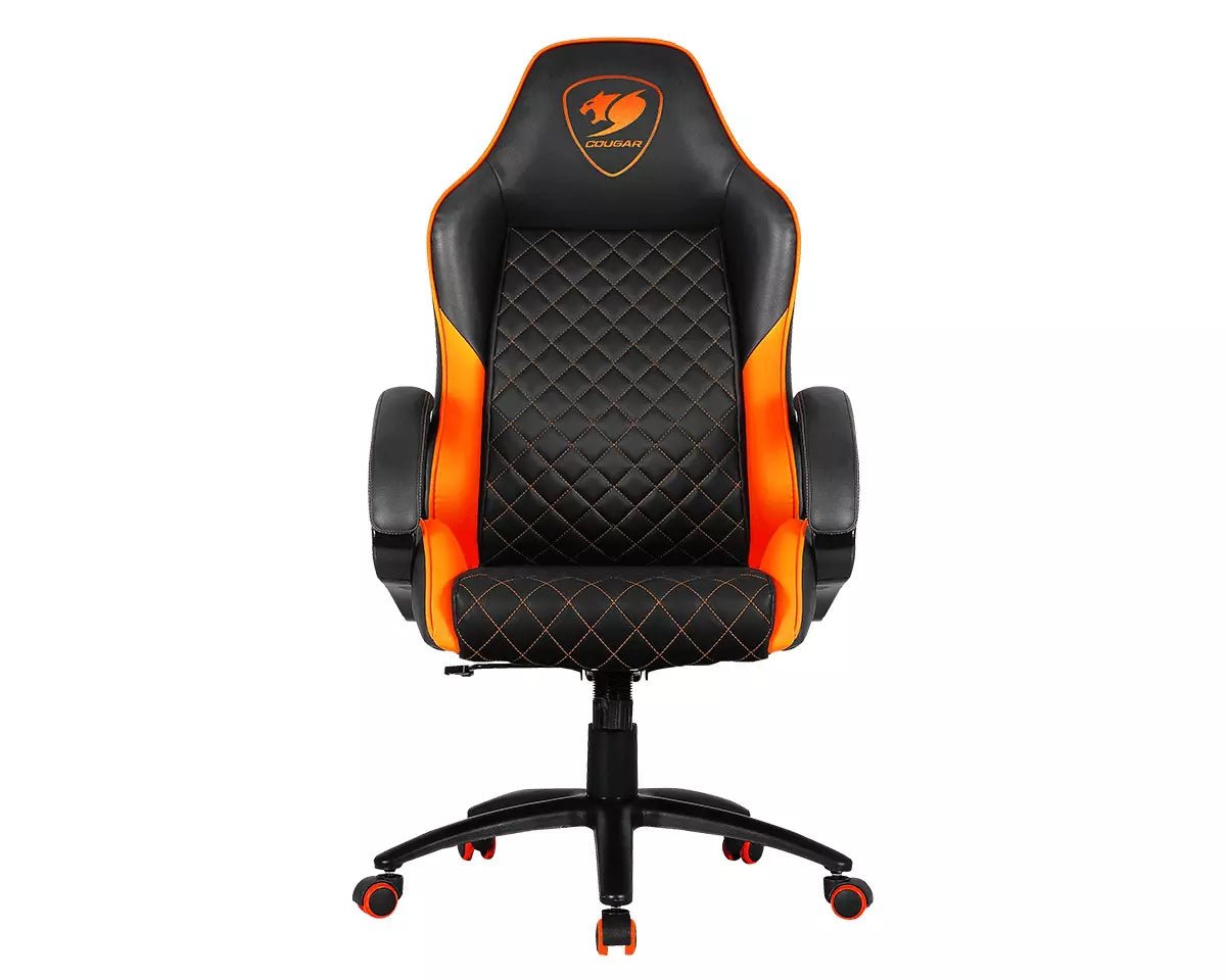 Cougar Fusion Gaming Chair - Orange/Black | Ergonomic Racing Style Gaming & Office Chair
