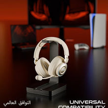 BG600 STRAYGOS Wireless Gaming Headset | Tri-Mode 2.4GHz + Bluetooth + Wired | 50mm Drivers | ENC Noise-Canceling Mic | RGB Light FX | 10H Playtime | PS5/PS4/PC/Mac/Xbox/Switch | Beige