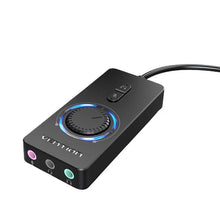 Vention CDRBB USB 2.0 External Stereo Sound Adapter Card | 1-Meter | Volume Control | LED Indicator | 3.5mm 3-in-1 Audio | SSS1629A5 Chip | PC, Laptop, PS4