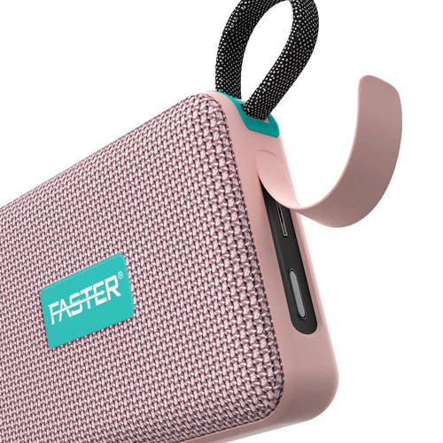 FASTER Groove X Mini Speaker Model X300 8W Output Bluetooth v5.3 1000mAh Battery 4hrs Playtime RGB LED Lights IPX7 Water-Resistant TWS & TF Card Support - UGREEN PAKISTAN
