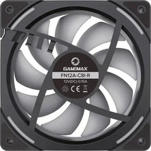 GameMax FN12A-C8I-R 120mm ARGB PC Case Fan | PWM Cooling Fan - GLOBAL TECHES