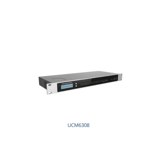 Grandstream UCM6308 IP PBX | 3000 Users & 450 Calls | 8 FXS/FXO Ports