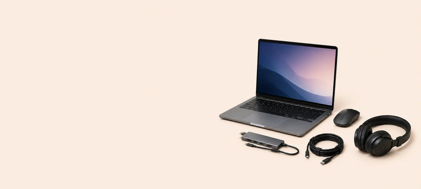 Laptop and accessories