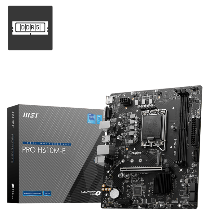 MSI PRO H610M - E D5