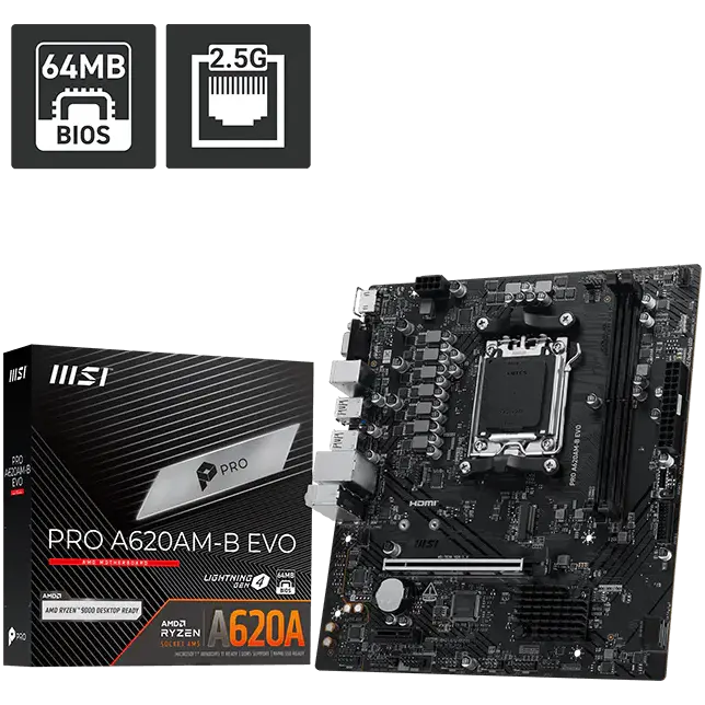 MSI PRO A620AM - B EVO