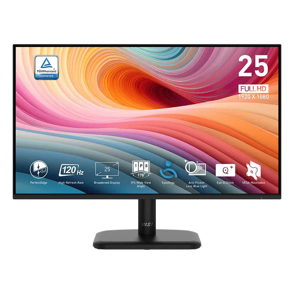 MSI PRO MP251 L E2 ( IPS, Res: 1920x1080, 120Hz, 1ms mprt, 4ms GTG, Adaptive-Sync )