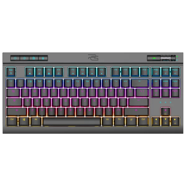 PROOVE Sideswap Wired Gaming Keyboard TKL RGB Black – Outemu Red Switches