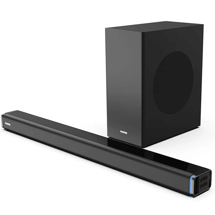 Faster (T3000) Theater Pro Soundbar | 160W RMS | 2.1CH with Subwoofer | RGB Lighting | Bluetooth 5.0 | TV-ARC, HDMI, AUX, USB, OPT