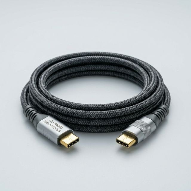 UGREEN 100W USB-C to USB-C Cable (5A) Fast Charging PD Cable – Nylon Braided