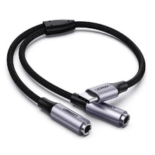 UGREEN 30732 USB-C to 3.5mm 2 Female Audio Splitter Cable for Headphones Speakers Car Stereo - UGREEN PAKISTAN