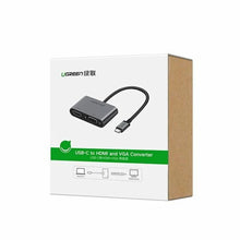 UGREEN 50505 USB-C to HDMI & VGA Converter 4K@30Hz 1080P@60Hz Aluminum Dual Output - UGREEN PAKISTAN