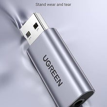 UGREEN 80864 USB to 3.5mm Stereo Sound Adapter for PC Laptop Headset Microphone - UGREEN PAKISTAN
