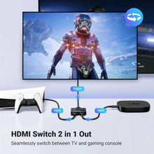 UGREEN 50966 2-in-1 Out HDMI Switcher 4K@60Hz Bi-Directional for PS5 Xbox TV Monitor