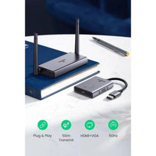 UGREEN 50633A Wireless HDMI Extender Kit 1080P@60Hz 50M 5GHz Dual Antenna for Projector TV