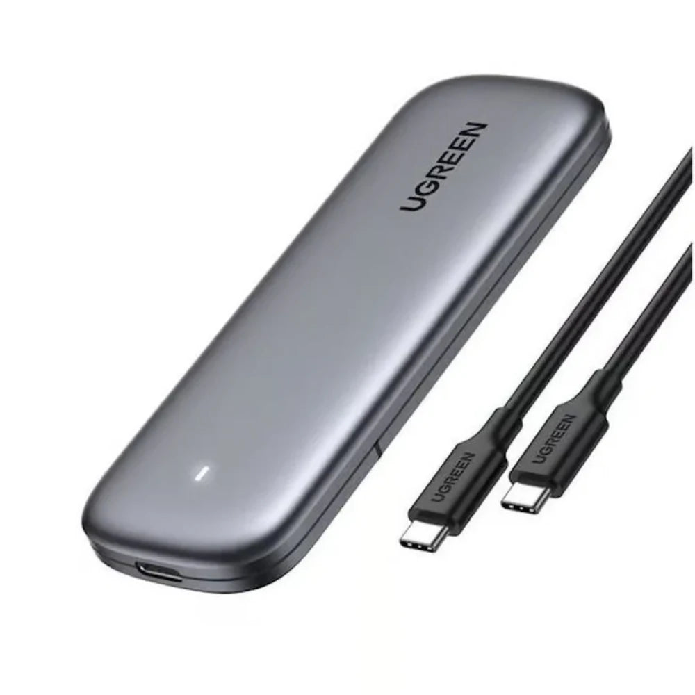 UGREEN 60354 M.2 NVMe SSD Enclosure USB 3.2 Gen 2 10Gbps UASP Aluminum Tool-Free for PC Mac Gaming
