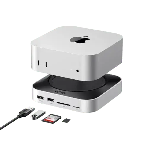 UGREEN 65487 Mac mini 11-in-1 Docking Station with SSD Expansion | USB-C Hub for Mac mini