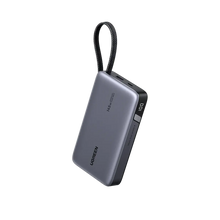 UGREEN 145W Power Bank with Built-in USB-C Cable | Fast Charging Portable Charger