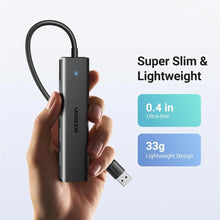 UGREEN 25851 USB 3.0 Hub 4-Port Ultra-Slim 5Gbps for Laptop PC Flash Drive External HDD