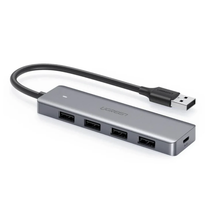 UGREEN 50985 USB 3.0 Hub 4-Ports with USB-C Power Supply 5Gbps for Laptop PC External HDD