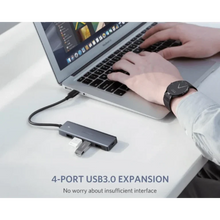 UGREEN 50985 USB 3.0 Hub 4-Ports with USB-C Power Supply 5Gbps for Laptop PC External HDD
