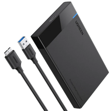 UGREEN 30848 2.5-Inch HDD Enclosure USB 3.0 5Gbps UASP Tool-Free for PS4 Xbox PC Laptop