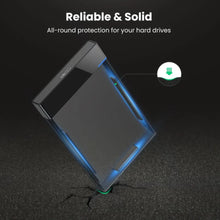 UGREEN 30848 2.5-Inch HDD Enclosure USB 3.0 5Gbps UASP Tool-Free for PS4 Xbox PC Laptop