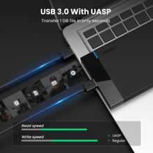 UGREEN 30848 2.5-Inch HDD Enclosure USB 3.0 5Gbps UASP Tool-Free for PS4 Xbox PC Laptop