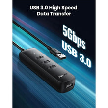 UGREEN 10915 USB 3.0 Hub 4-Ports 5Gbps Ultra-Slim for Laptop PC Flash Drive External HDD
