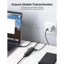 UGREEN 10915 USB 3.0 Hub 4-Ports 5Gbps Ultra-Slim for Laptop PC Flash Drive External HDD