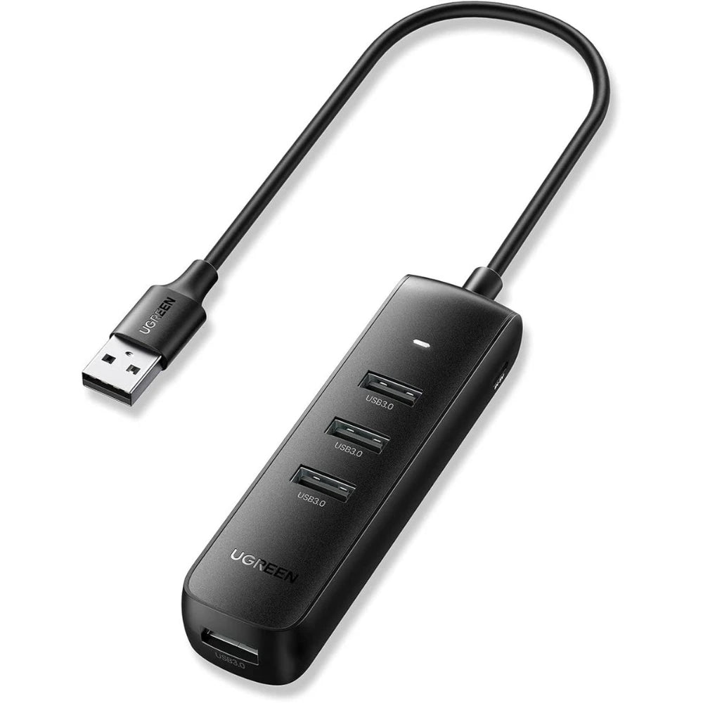 UGREEN 10915 USB 3.0 Hub 4-Ports 5Gbps Ultra-Slim for Laptop PC Flash Drive External HDD