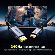 UNITEK C1626GY01 - 2M DisplayPort 2.1 Cable 16K@60Hz 80Gbps 8K@120Hz 4K@240Hz Dynamic HDR for Gaming - UGREEN PAKISTAN