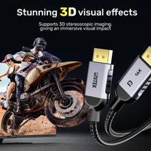UNITEK C1626GY01 - 2M DisplayPort 2.1 Cable 16K@60Hz 80Gbps 8K@120Hz 4K@240Hz Dynamic HDR for Gaming - UGREEN PAKISTAN