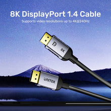 UNITEK C1628GY01 - 1M DisplayPort 1.4 Cable 8K@60Hz 32.4Gbps Dynamic HDR 240Hz for Gaming Monitor - UGREEN PAKISTAN