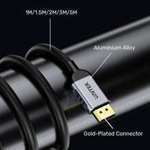 UNITEK C1628GY01 - 1M DisplayPort 1.4 Cable 8K@60Hz 32.4Gbps Dynamic HDR 240Hz for Gaming Monitor - UGREEN PAKISTAN