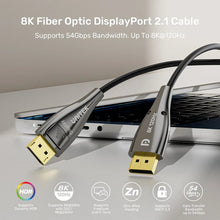UNITEK C1631ABK01 - 10M DisplayPort 2.1 Fiber Optic Cable 8K@120Hz 54Gbps 10M for Gaming Monitor PC - UGREEN PAKISTAN