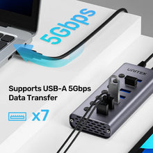 UNITEK H1314A01 - EU 7 - in - 1 USB - A Hub with Individual Switches, BC1.2 Fast Charging & Aluminum Housing - UGREEN PAKISTAN