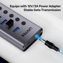 UNITEK H1314A01 - EU 7 - in - 1 USB - A Hub with Individual Switches, BC1.2 Fast Charging & Aluminum Housing - UGREEN PAKISTAN