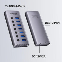 UNITEK H1314A01 - EU 7 - in - 1 USB - A Hub with Individual Switches, BC1.2 Fast Charging & Aluminum Housing - UGREEN PAKISTAN