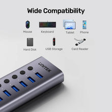 UNITEK H1314A01 - EU 7 - in - 1 USB - A Hub with Individual Switches, BC1.2 Fast Charging & Aluminum Housing - UGREEN PAKISTAN