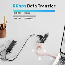 UNITEK H1319ACL01 4 - Port USB - A & USB - C Bi - Directional Hub with Detachable Cable, 5Gbps High - Speed Data Transfer, Plug & Play Multi USB Adapter - UGREEN PAKISTAN