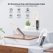 UNITEK H1319ACL01 4 - Port USB - A & USB - C Bi - Directional Hub with Detachable Cable, 5Gbps High - Speed Data Transfer, Plug & Play Multi USB Adapter - UGREEN PAKISTAN