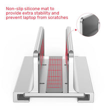UNITEK OT172GY Vertical Adjustable Laptop Stand Holder Aluminum Alloy for MacBook Surface Chromebook - UGREEN PAKISTAN