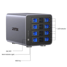 UNITEK S1301AGY01 - EU 4 - Bay RAID Enclosure for 2.5 3.5 SATA HDD SSD Up to 80TB 8 RAID Modes USB 3.0 eSATA - UGREEN PAKISTAN