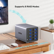 UNITEK S1301AGY01 - EU 4 - Bay RAID Enclosure for 2.5 3.5 SATA HDD SSD Up to 80TB 8 RAID Modes USB 3.0 eSATA - UGREEN PAKISTAN