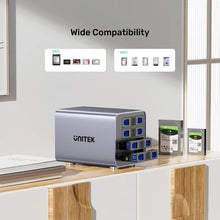 UNITEK S1301AGY01 - EU 4 - Bay RAID Enclosure for 2.5 3.5 SATA HDD SSD Up to 80TB 8 RAID Modes USB 3.0 eSATA - UGREEN PAKISTAN