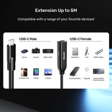 UNITEK U1335ABK01 USB - C Active Extension Cable 5M 10Gbps for Thunderbolt 3/4 MacBook iPad Steam Deck - UGREEN PAKISTAN